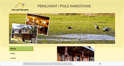 Desktop Screenshot of noclegibialowieza.pl